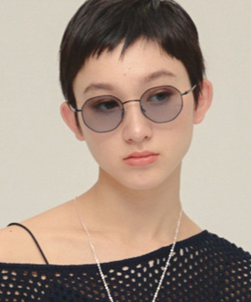 JEANASIS（ジーナシス）の「【noeyedia】Octagon Sunglass【eL】/282916（サングラス・レディース・ブラック/ブラウン・FREE）」の2枚目の写真