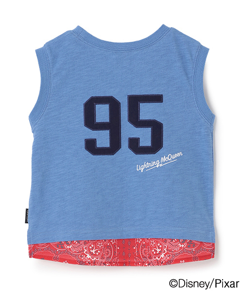petit main（プティマイン）の「【Disney】【接触冷感】【WEB限定特別価格】カーズ/タンクトップ（タンクトップ・キッズ・クリーム/ブルー/ホワイト系その他・90cm/80ｃｍ/110cm/100cm）」の10枚目の写真