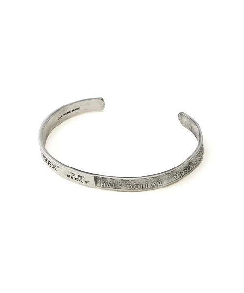 AVIREX(アヴィレックス)の「《AVIREX × J.H.M CO.,LTD.》50th HALF DOLLAR BANGLE / 50周年 ハーフ ダラー バングル / アヴィレックス / JAM HOME MADE / ジャムホームメイド(ブレスレット・メンズ・シルバー・FREE)」の5枚目の写真