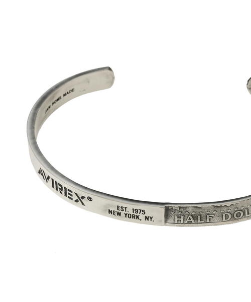 AVIREX(アヴィレックス)の「《AVIREX × J.H.M CO.,LTD.》50th HALF DOLLAR BANGLE / 50周年 ハーフ ダラー バングル / アヴィレックス / JAM HOME MADE / ジャムホームメイド(ブレスレット・メンズ・シルバー・FREE)」の8枚目の写真