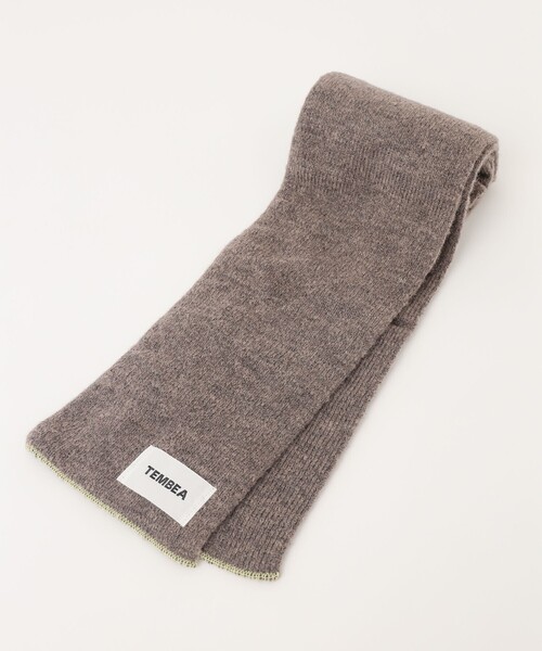 TEMBEA（テンベア）の「TEMBEA / マフラー 2025（大人用）（マフラー・レディース・ブラウン系その他5/チャコールグレー/グレー/ホワイト系その他3・ONE SIZE）」の4枚目の写真