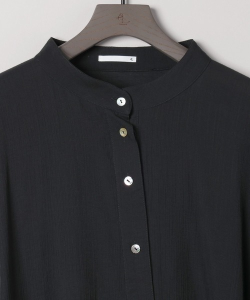 eL（エル）の「【eL】Large Shirts Mini One-piece/582475（ワンピース・レディース・ブラック/オフホワイト・FREE）」の17枚目の写真