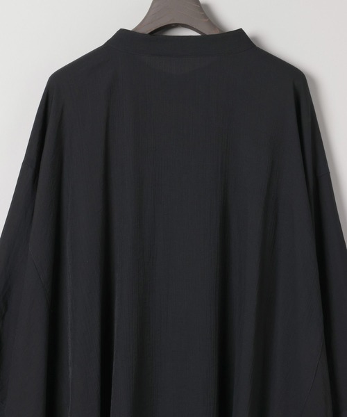 eL（エル）の「【eL】Large Shirts Mini One-piece/582475（ワンピース・レディース・ブラック/オフホワイト・FREE）」の21枚目の写真