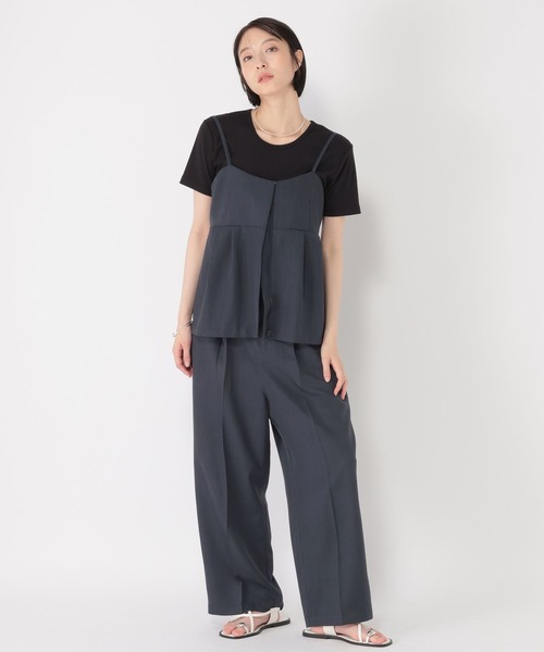 studio CLIP(スタディオクリップ)の「【daily CLIP】キャミソールビスチェ(キャミソール・レディース・チャコール/ベージュ・FREE)」の5枚目の写真