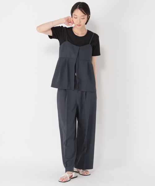 studio CLIP(スタディオクリップ)の「【daily CLIP】キャミソールビスチェ(キャミソール・レディース・チャコール/ベージュ・FREE)」の6枚目の写真