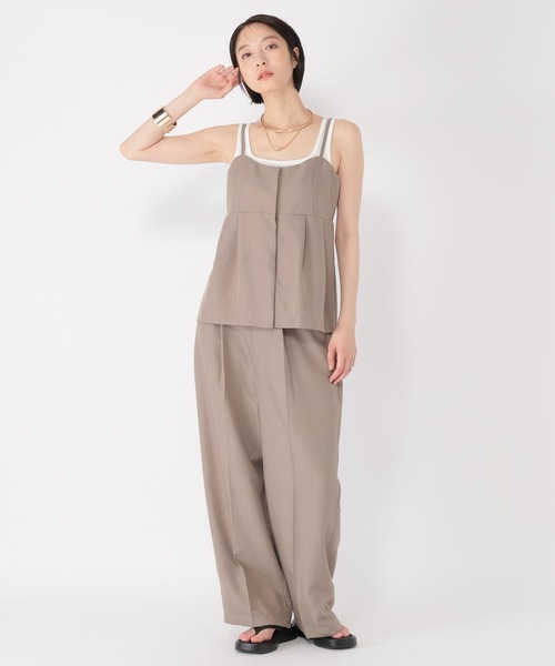 studio CLIP(スタディオクリップ)の「【daily CLIP】キャミソールビスチェ(キャミソール・レディース・チャコール/ベージュ・FREE)」の22枚目の写真