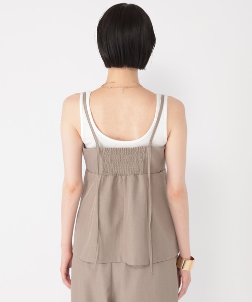 studio CLIP(スタディオクリップ)の「【daily CLIP】キャミソールビスチェ(キャミソール・レディース・チャコール/ベージュ・FREE)」の14枚目の写真