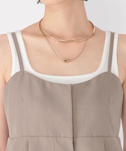 studio CLIP(スタディオクリップ)の「【daily CLIP】キャミソールビスチェ(キャミソール・レディース・チャコール/ベージュ・FREE)」の15枚目の写真