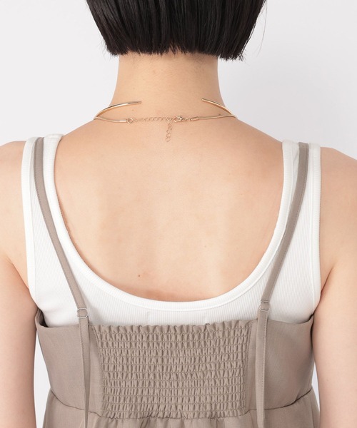 studio CLIP(スタディオクリップ)の「【daily CLIP】キャミソールビスチェ(キャミソール・レディース・チャコール/ベージュ・FREE)」の19枚目の写真
