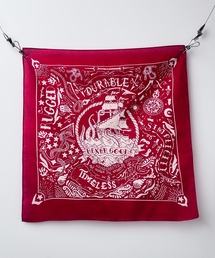 MAISON SELECT（メゾンセレクト）の「7B29 ヴィンテージロゴ グラフィックバンダナ オールドシップ 55cm×55cm（バンダナ/スカーフ）」