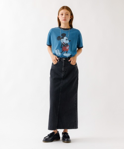 SOMETHING（サムシング）の「【SOMETHING/サムシング】VINTAGE LG スカート/デニム/ロング丈/ストレート/Iラインシルエット【WEB限定】（デニムスカート・レディース・インディゴブルー/ブラック・M/S）」の20枚目の写真