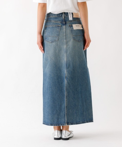 SOMETHING（サムシング）の「【SOMETHING/サムシング】VINTAGE LG スカート/デニム/ロング丈/ストレート/Iラインシルエット【WEB限定】（デニムスカート・レディース・インディゴブルー/ブラック・M/S）」の12枚目の写真