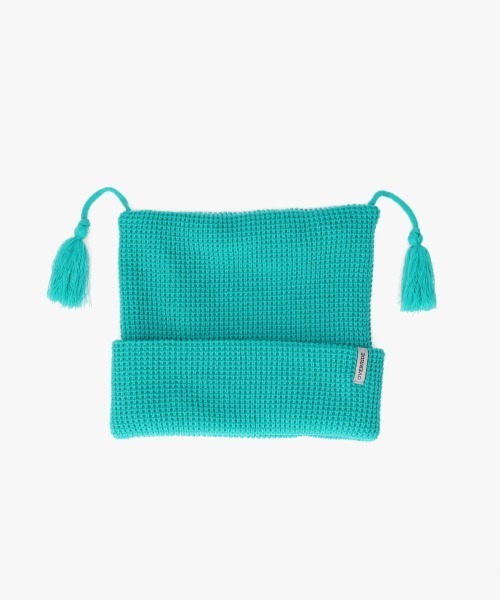 OVERRIDE（オーバーライド）の「OVERRIDE  REP W TASSEL WATCH / オーバーライド（ニットキャップ/ビーニー・メンズ・ブルー/グレー/ブラック・57~59cm）」の3枚目の写真