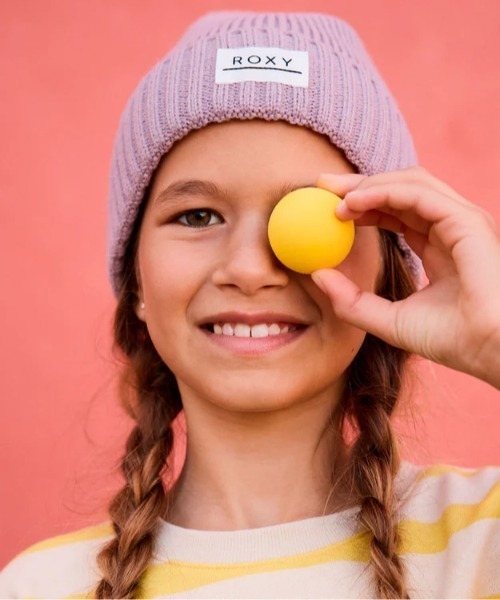 ROXY(ロキシー)の「SO PEACEFULL/ロキシーキッズニットキャップ・ビーニー(ニットキャップ/ビーニー・キッズ・ライラック・FREE)」の5枚目の写真