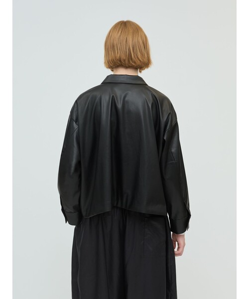 セール】mizuiro ind シンセティックレザーシャツジャケット（その他