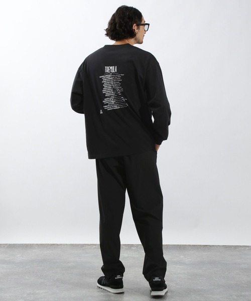 BAYFLOW（ベイフロー）の「[接触冷感]ジャズグラフィックTシャツ（Tシャツ/カットソー・メンズ・ブラック/オフホワイト・MEDIUM/LARGE）」の9枚目の写真