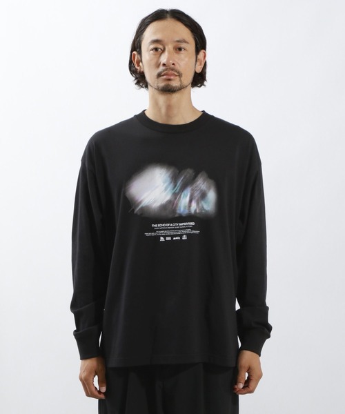 BAYFLOW（ベイフロー）の「[接触冷感]ジャズグラフィックTシャツ（Tシャツ/カットソー・メンズ・ブラック/オフホワイト・MEDIUM/LARGE）」の13枚目の写真