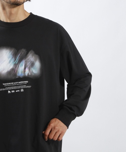 BAYFLOW（ベイフロー）の「[接触冷感]ジャズグラフィックTシャツ（Tシャツ/カットソー・メンズ・ブラック/オフホワイト・MEDIUM/LARGE）」の18枚目の写真