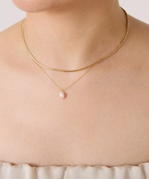 PAPILLONNER（パピヨネ）の「レイヤードネックレス（ネックレス）」