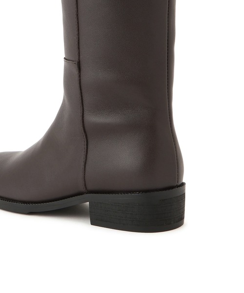 未使用 REMME レメ ロングブーツ ブレンタ フラット インヒール 23.5