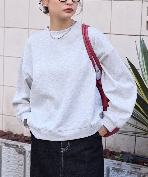 セール】イージードライダンボールニットボリュームスリーブサイド