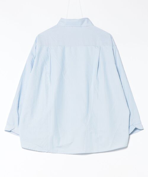 Mayree(メイリー)の「【Mayree】 ストライプ ビッグシルエット 長袖 シャツ(シャツ/ブラウス・レディース・イエロー/ブルー・X-LARGE/LARGE/MEDIUM)」の3枚目の写真