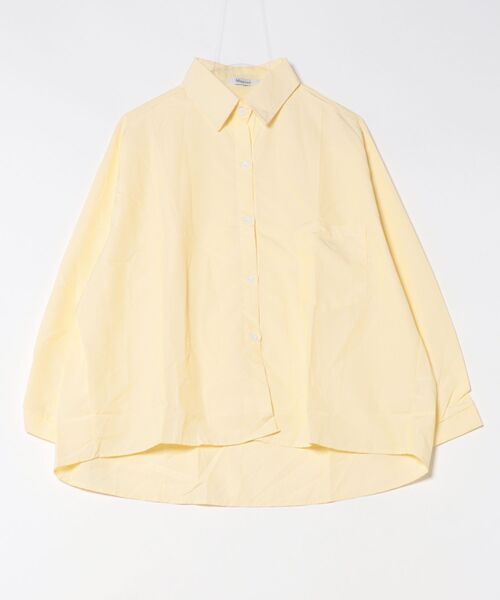 Mayree(メイリー)の「【Mayree】 ストライプ ビッグシルエット 長袖 シャツ(シャツ/ブラウス・レディース・イエロー/ブルー・X-LARGE/LARGE/MEDIUM)」の9枚目の写真