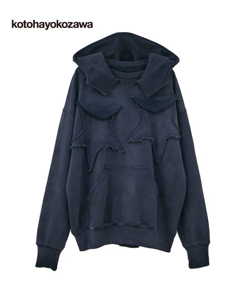 CONVERSE TOKYO(コンバーストウキョウ)の「【kotohayokozawa】STAR★ PATCH HOODIE (SET UP)(パーカー・レディース・グレー/ネイビー/ミント・FREE)」の6枚目の写真