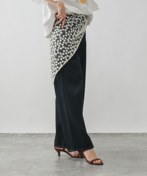 GLOBAL WORK（グローバルワーク）の「マルチレース三角スカーフ/577286（ストール/ショール・レディース・ホワイト/オフホワイト・FREE）」の12枚目の写真