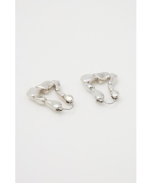 SLY(スライ)の「DEFORMATION HOOP P/EARRING ディフォーメーション フープピアス(ピアス(両耳用)・レディース・ゴールド/シルバー・FREE)」の5枚目の写真