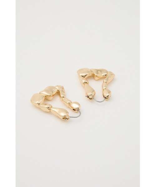 SLY(スライ)の「DEFORMATION HOOP P/EARRING ディフォーメーション フープピアス(ピアス(両耳用)・レディース・ゴールド/シルバー・FREE)」の10枚目の写真