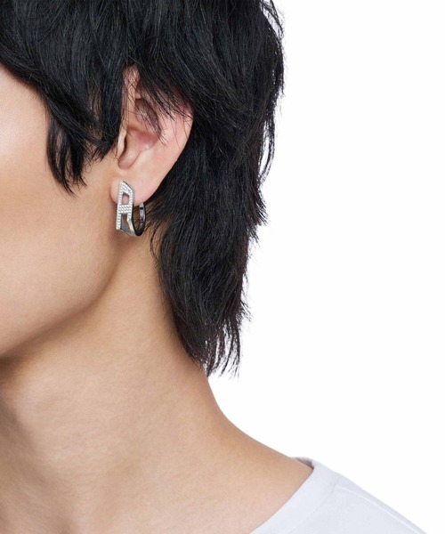 DIESEL(ディーゼル)の「ディーゼル アクセサリー メンズ ピアス シルバー DX1628040(ピアス(片耳用)・メンズ・シルバー・FREE)」の2枚目の写真