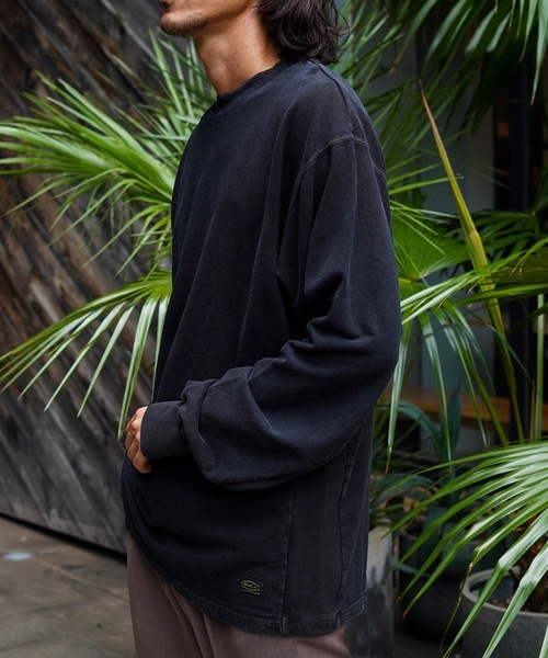 RVCA(ルーカ)の「RVCA メンズ RESSESION LT ロンT 【2025年秋冬モデル】/ルーカロゴネームタグワンポイント長袖ロンT(Tシャツ/カットソー・メンズ・ブラック系その他/グレー系その他/ピンク・SMALL/MEDIUM/LARGE/X-LARGE)」の1枚目の写真