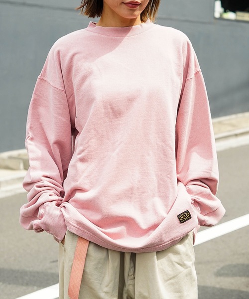 RVCA(ルーカ)の「RVCA メンズ RESSESION LT ロンT 【2025年秋冬モデル】/ルーカロゴネームタグワンポイント長袖ロンT(Tシャツ/カットソー・メンズ・ブラック系その他/グレー系その他/ピンク・SMALL/MEDIUM/LARGE/X-LARGE)」の3枚目の写真