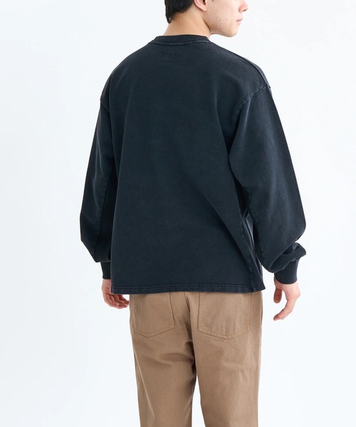 RVCA(ルーカ)の「RVCA メンズ RESSESION LT ロンT 【2025年秋冬モデル】/ルーカロゴネームタグワンポイント長袖ロンT(Tシャツ/カットソー・メンズ・ブラック系その他/グレー系その他/ピンク・SMALL/MEDIUM/LARGE/X-LARGE)」の5枚目の写真