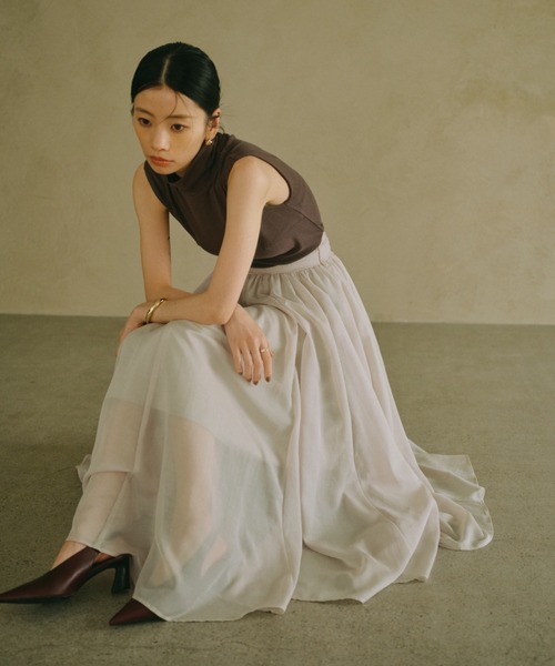 エアリーフレアスカート（スカート）｜anuans（アニュアンス）の