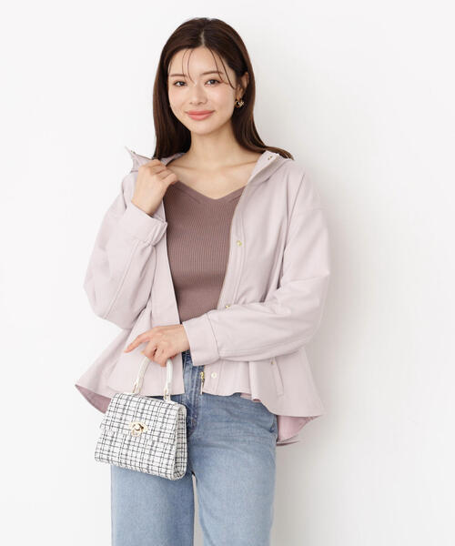 PROPORTION BODY DRESSING（プロポーションボディドレッシング）の「＜ハンドウォッシャブル＞ハートネック部分シアースリーブニット / 1215270922（ニット/セーター・レディース・ピンク/ブルー/ダークグレー/ホワイト系その他/ブラウン系その他・SMALL/MEDIUM）」の19枚目の写真