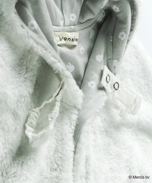 BRANSHES（ブランシェス）の「【miffy/ミッフィー】フード付きケープ（その他ベビーウェア・キッズ・オフホワイト・FREE）」の10枚目の写真