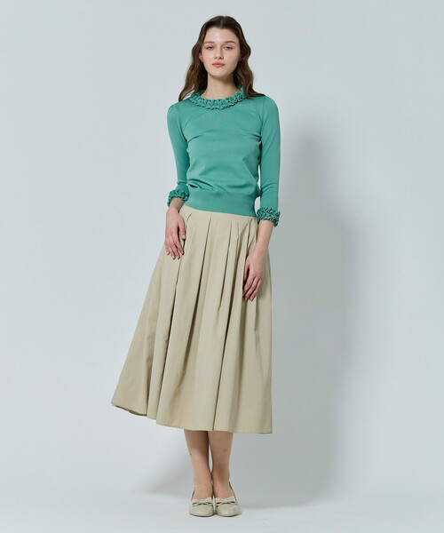 TOCCA（トッカ）の「NIGHT GROOVE プルオーバー（ニット/セーター・レディース・ブラック系/ライトグリーン系/アイボリー系・SMALL/MEDIUM）」の12枚目の写真