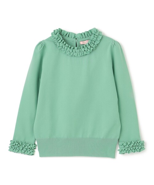 TOCCA（トッカ）の「NIGHT GROOVE プルオーバー（ニット/セーター・レディース・ブラック系/ライトグリーン系/アイボリー系・SMALL/MEDIUM）」の15枚目の写真