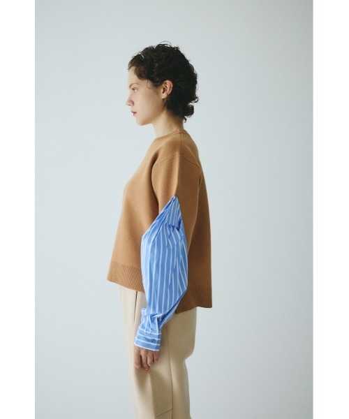 セール】Docking knit tops ドッキングニットトップス（ニット