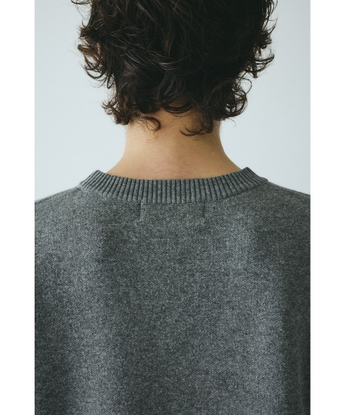 HeRIN.CYE(ヘリンドットサイ)の「Docking knit tops ドッキングニットトップス(ニット/セーター・レディース・グレー/ベージュ/ブラック・FREE)」の8枚目の写真