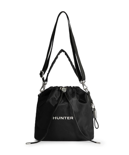 本日0時迄タイムセール☆HUNTER アダムエロぺ別注 ブラック ナイロン HUNTER（ハンター）の「【HUNTER for ADAM ET ROPE'】別注トラベル