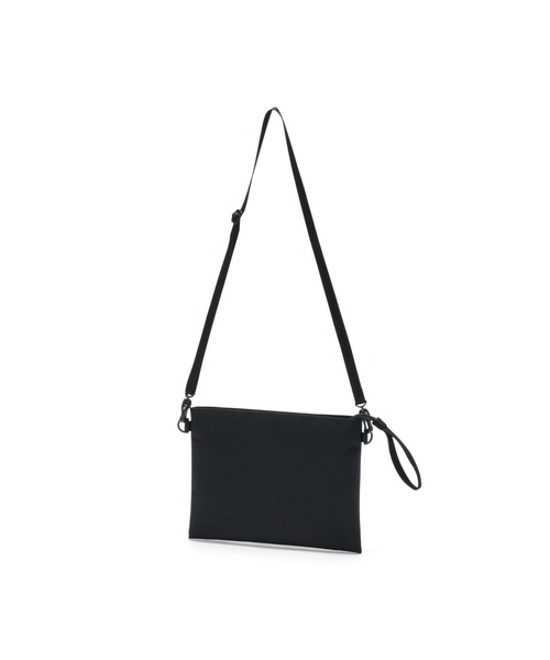 無印良品(ムジルシリョウヒン)の「ポーチとしても使える 撥水サコッシュ(ショルダーバッグ・レディース・ダークブラウン系/ラベンダー/チャコールグレー/ブラック/ライトベージュ/ネイビー系・FREE)」の2枚目の写真