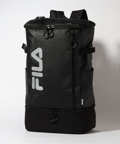 FILA(フィラ)の「【FILA/フィラ】ボックスバックパック(バックパック/リュック・メンズ・ブラック系その他/ブラック・FREE)」の1枚目の写真