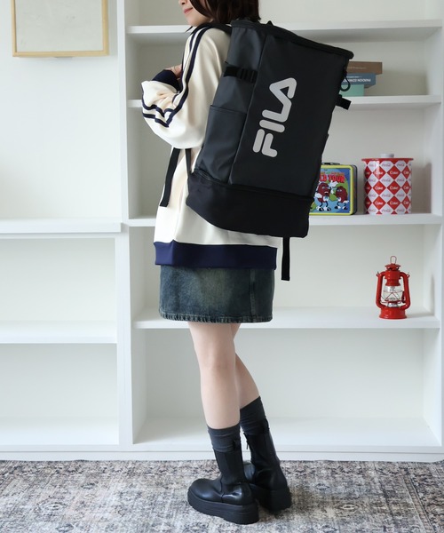FILA(フィラ)の「【FILA/フィラ】ボックスバックパック(バックパック/リュック・メンズ・ブラック系その他/ブラック・FREE)」の18枚目の写真