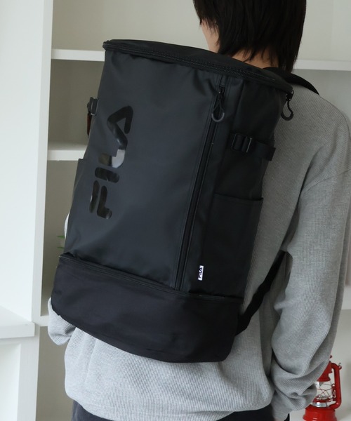FILA(フィラ)の「【FILA/フィラ】ボックスバックパック(バックパック/リュック・メンズ・ブラック系その他/ブラック・FREE)」の19枚目の写真