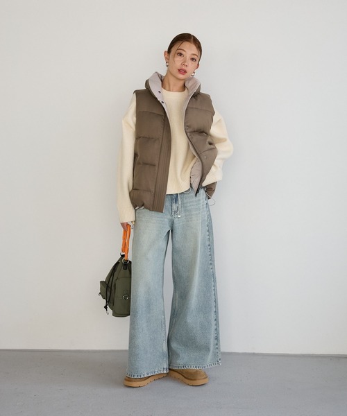 BAYFLOW（ベイフロー）の「[2WAYで履ける]バックルファークロッグ（スリッポン・レディース・ブラック/ベージュ・MEDIUM/LARGE）」の22枚目の写真