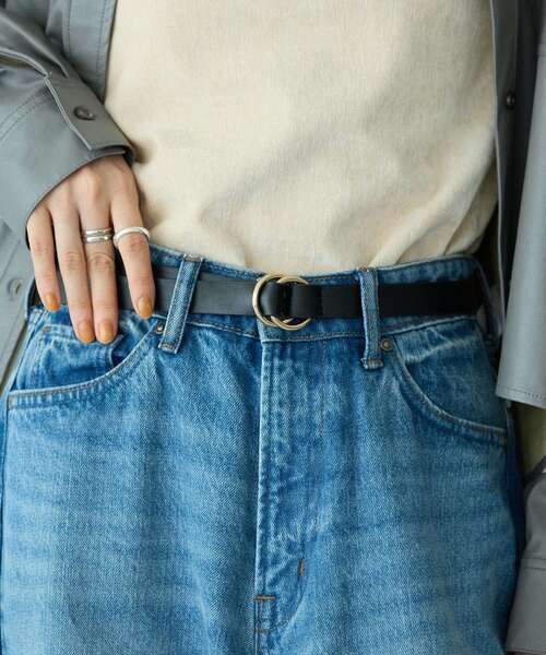 AMERICAN HOLIC（アメリカンホリック）の「リングベルト（ベルト・レディース・ブラウン/ブラック・FREE）」の9枚目の写真