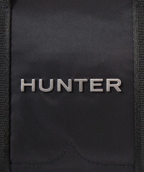 HUNTER（ハンター）の「HUNTER PREMIUM NYLON BARREL BAG プレミアム ナイロン バレルバッグ（ハンドバッグ・レディース・ブラック/ラベンダー・FREE）」の5枚目の写真